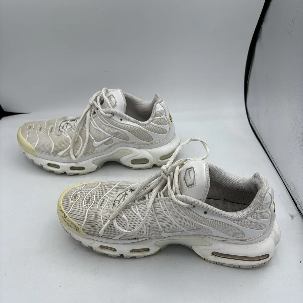 Nike Shoes Womens Size 11 Air Max Plus Triple Tn White Sneakers DM2362-100 - Picture 7 of 8